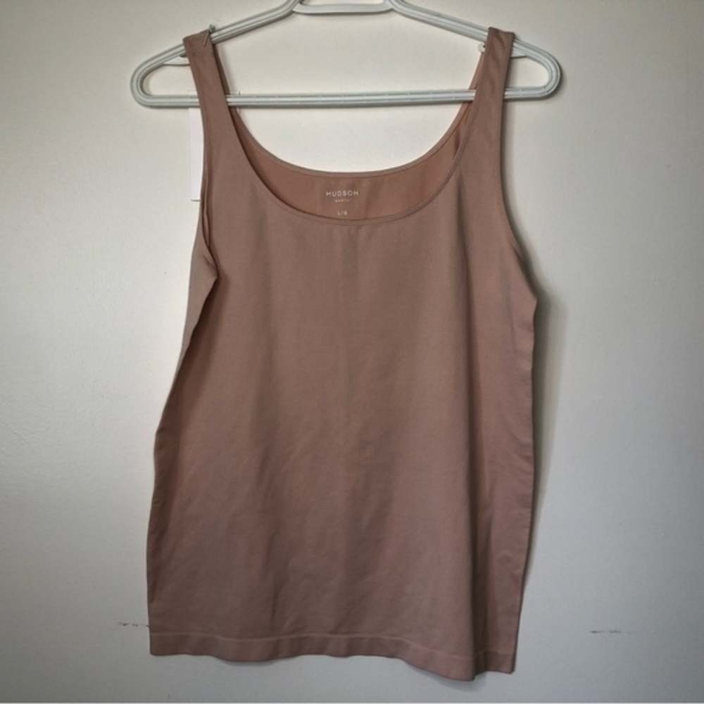 Hudson‎ North Women's Tank Top Size Large Light Pink Stretch New With Tags